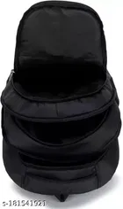 Nylon Backpack for Men & Women, Black