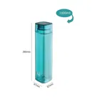 CELLO H2O Squaremate Unbreakable Plastic Water Bottle 1 Liter, Green