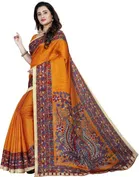 Mysore Silk Printed Saree for Women 