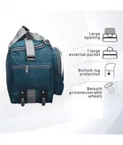 Polyester Solid Waterproof Duffel Bag with Wheels 