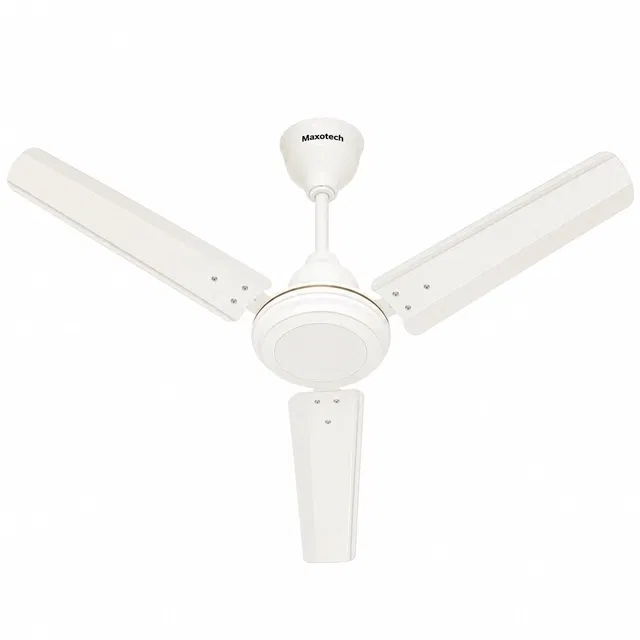 Maxotech Atom 48 Inch Super Ultra High Speed 3 Star 1200 mm 3 Blade Ceiling Fan  (Anti Dust | Cool Ivory | Pack of 1)