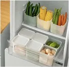 KS Freezer & Refrigerator Organizer Containers Kitchen Storage Container Set