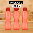 Plastic Water Bottles 1000 ml, Set of 3 