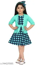 Crepe Frock for Girls 