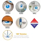 Bzore Durable Stainless Steel Replacement Handle for Easy Floor Cleaning Spin Mop Rod Set 