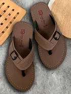 Flipflops for Men (Brown, 6)