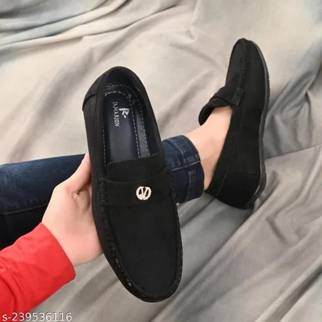Loafers for Men (Black, 7)