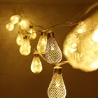 Metal Mesh Lamp 10 LED Hanging Decoration/Diwali Light
