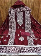 Chanderi Cotton Punjabi/All Over Suits for Women 