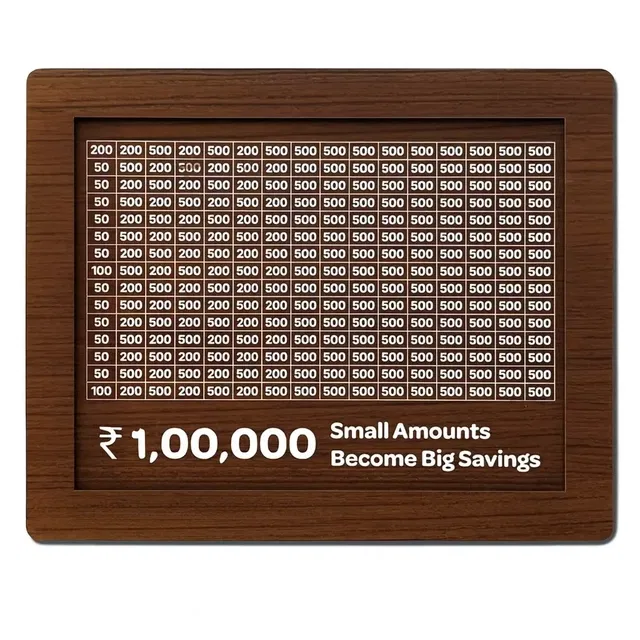 KC Arts MDF Money Saving Box for Kids & Adults