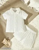 Cotton Shirt and Short Set for Boys 