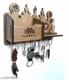 Wooden Key Holder (Beige)