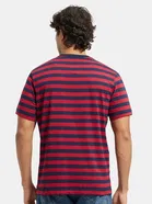 Round Neck Striped T-Shirt for Men 