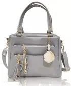 PU Sling Bag for Women (Grey)