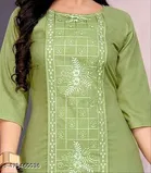 Floral Printed Cotton Blend Kurti for Women 