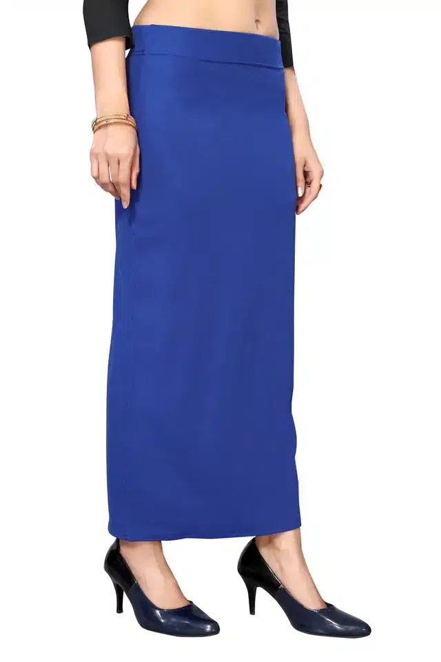 Saree Petticoat for Women (Blue, S)