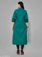 Solid Cotton Kurti for Women 