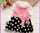 Crepe Self Design Frock for Girls 