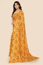 Georgette Printed Saree for Women 