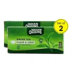 Indian Origins Clear & Light Green Tea - 2X25 Pcs (Pack of 2)