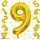 33 Pcs 9th Birthday Decoration kit for Kids, Multicolour, Set of 1