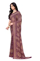 Georgette Printed Saree for Women 