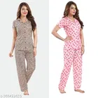 Satin Nightsuit for Women 