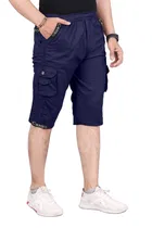 Cotton Solid Capri for Men 