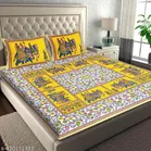 Cotton Queen Bedsheet with 2 Pillow Cover 