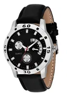Leather Analog Watch for Men 