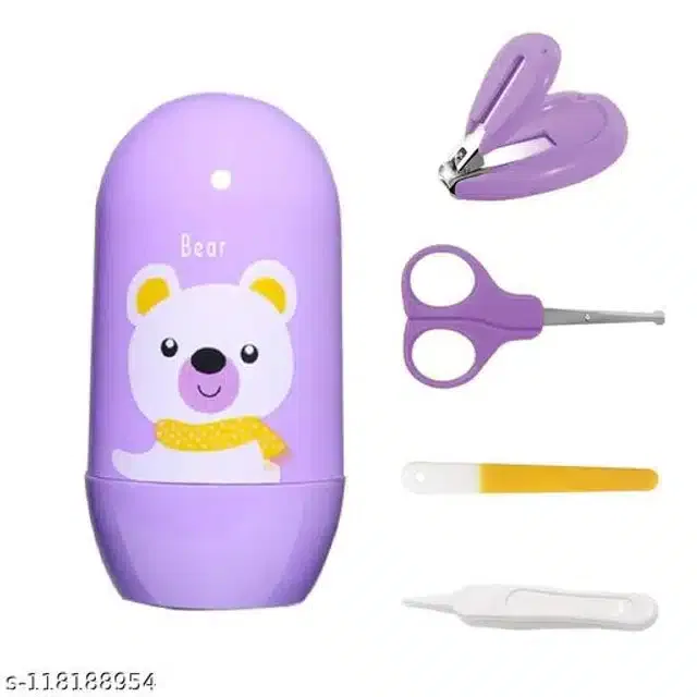 Plastic Manicure Pedicure Care Kit for Infants (Lavender)