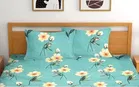Glace Cotton Printed Double Bedsheet with Two Pillow Covers 