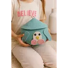 Multi-Purpose Cute Jute Basket with Lid Storage Baskets