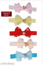 Artificial Hair Clips for Women (Multicolor, Pack of 3)