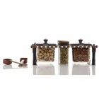 Plastic 4-in-1 Multipurpose Spice Jars 