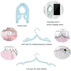 Plastic Foldable Cloth Hanger 
