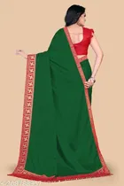 Art Silk Solid Saree for Women 