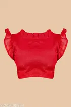 Vichitra Silk Solid Saree for Women 