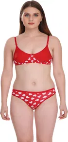 Cotton Blend Lingerie Set for Women 