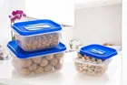 Air Tight Unbreakable Kitchen Storage Container Set of 3 (800ml,1600ml,2400ml,Assorted)