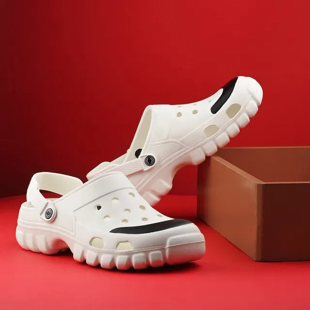 Clogs for Men (White, 10)