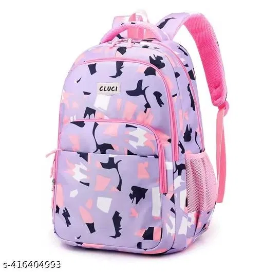 Rubber Backpack Bag, Purple