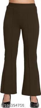 Cotton Blend Trouser for Women 