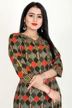 Cotton A-Line Kurti with Pant 