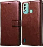 Itel P651L / Vision-2S Artificial Leather Mobile Flip Cover 