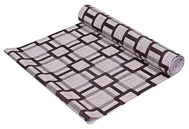 Laminated Non Woven Multipurpose Kitchen Cabinet Drawer Shelf Mat (Multicolor, 45x500 cm)