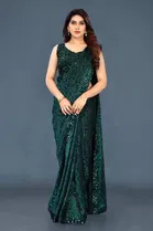 Georgette Printed Saree for Women 