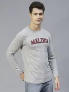 Men's Printed Round Neck T-shirt 