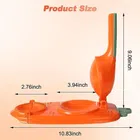 Plastic 2 in 1 Dumpling Maker Machine (Multicolor)