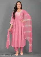 Solid Acrylic Kurta Set for Women 